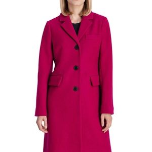 Michael Kors Womens Single-Breasted Coat 2XL Azalea - NWT